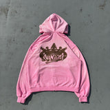 運動徽標徽標色素拉鍊連帽衫