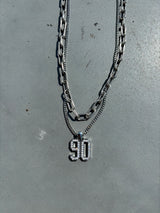 90 Logo Layered Necklace
