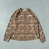 迷彩熱力亨利脖子L/S T卹