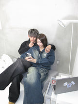 Over dye buggy denim