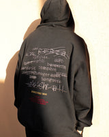 Genzai Vanish徽標拉鍊連帽衫