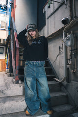 Tribal thermal long tee