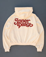 the inner peace logo zip hoodie