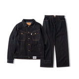 웨이브 클래식 데님 재킷