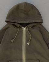 the inner peace logo zip hoodie