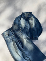 Over dye buggy denim