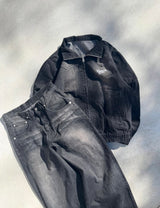 Over dye buggy denim