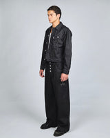 クラシックスタッズデニムパンツ