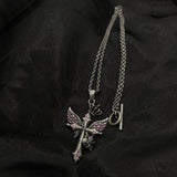 Cross Logo Vintage Necklace