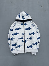 Star Logo Reversible Zip Hoodie