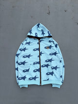 Star Logo Reversible Zip Hoodie