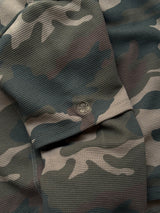 Layered Round Stitch waffle Long Tee