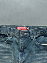 No Drag Slub Buggy Denim Pants