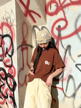 90 로고 스트라이프 티