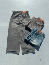 No Drag Slub Buggy Denim Pants