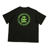 foaming circle logo tee