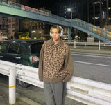 Chain zip up knit outer