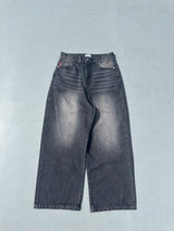 9090 OG Logo Painted Denim Pants