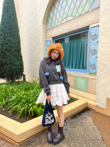 Knit shoulder 2way back