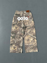 9090 OG Logo Painted Denim Pants