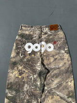9090 OG Logo Painted Denim Pants