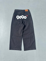 9090 OG Logo Painted Denim Pants