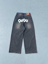 9090 OG Logo Painted Denim Pants