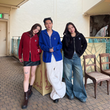 電纜袖珍拉鍊針織