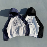 Hand drawing ruler raglan hoodie