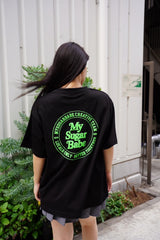 foaming circle logo tee