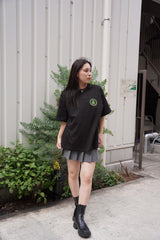 foaming circle logo tee