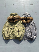 Washed Bomber Jacket