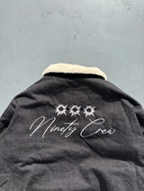 Bullet Logo Boa Denim Jacket