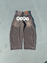 9090 OG Logo Painted Denim Pants