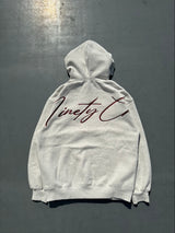 불릿 로고 후드티