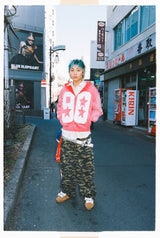 Numbering Logo Zip Hoodie