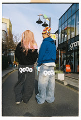 9090 OG Logo Painted Denim Pants