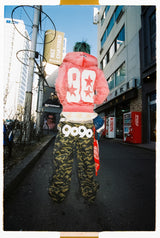 9090 OG Logo Painted Denim Pants
