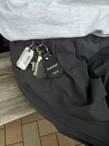 破碎的基本皮革鑰匙支架