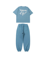 Butterfly logo velour print SS pack set up