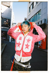 Numbering Logo Zip Hoodie