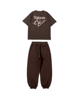 Butterfly logo velour print SS pack set up