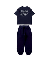 Butterfly logo velour print SS pack set up