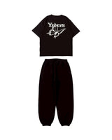 Butterfly logo velour print SS pack set up