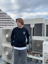 Side Zip Circle Logo Sweat