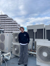 Side Zip Circle Logo Sweat