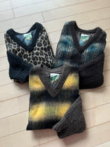 모듬 얽히고 니트 겉옷