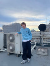 Side Zip Circle Logo Sweat