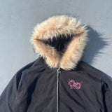 90 Logo Far Zip Hoodie【9090girl】