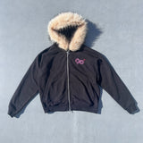 90 Logo Far Zip Hoodie【9090girl】